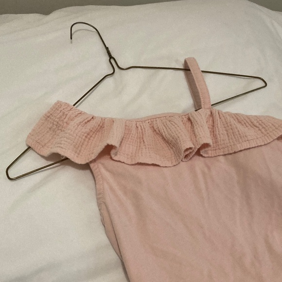 Pink Off-The-Shoulder Ruffled Top - Picture 12 of 14